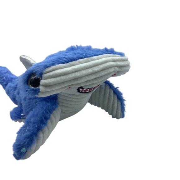 Blue Hammerhead Shark Plush Toy 12" Soft Stuffed Animal Embroidered Textured - Picture 3 of 10